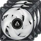 ARCTIC P12 PWM PST A-RGB case fans Zwart, 3 stuks, 120 x 120 x 25 mm