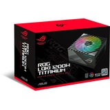 ASUS ROG Loki SFX-L 1200W Titanium voeding  Wit, 1x 12VHPWR, 4x PCIe, Kabel-Management