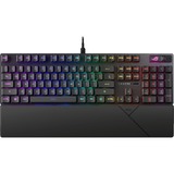 ASUS ROG Strix Scope II RX, gaming toetsenbord Zwart, US lay-out, ROG RX Red, RGB leds, Hot-swappable, PBT
