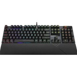 ASUS ROG Strix Scope II RX, gaming toetsenbord Zwart, US lay-out, ROG RX Red, RGB leds, Hot-swappable, PBT