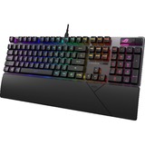 ASUS ROG Strix Scope II RX, gaming toetsenbord Zwart, US lay-out, ROG RX Red, RGB leds, Hot-swappable, PBT