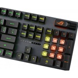 ASUS ROG Strix Scope II RX, gaming toetsenbord Zwart, US lay-out, ROG RX Red, RGB leds, Hot-swappable, PBT