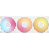 Corsair iCUE LINK RX360 II + iCUE LINK System Hub RGB case fans Wit, 3 stuks, 360 x 129 x 26 mm