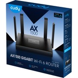 Cudy AX1500 Gigabit Wi-Fi 6 Router Zwart, Cudy app
