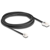 DeLOCK RJ-45 naar RJ-11 telefoonkabel Zwart, 3 meter