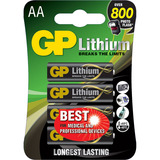 GP Batteries Primary Lithium 24LF batterij Zwart, 4 stuks