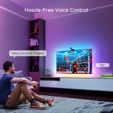 Govee H6199 DreamView T1 TV achtergrondverlichting sfeerverlichting 5 meter, RGBIC, Wifi, Bluetooth, voor 75 - 85 inch tv's