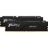 Kingston FURY 32 GB DDR5-6000 (2x 16 GB) Kit werkgeheugen Zwart, KF560C36BBE2K2-32, Beast, XMP 3.0, EXPO