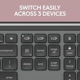 Logitech MK950 Signature Slim Wireless Keyboard en Muis Combo, desktopset Grafiet, US-International, 400 - 4000 DPI