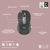 Logitech MK950 Signature Slim draadloze desktopset Grafiet, US-International lay-out (QWERTY), 400 - 4000 dpi