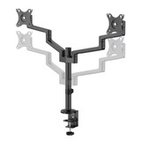 Neomounts DS60-425BL2 Monitorarm 17-27" Zwart