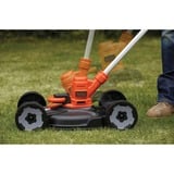 BLACK+DECKER 3-in-1 Grastrimmer Wielbasis CM100 module Zwart/oranje