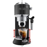 DeLonghi Dedica Style EC 685.BK espressomachine Zwart/hoogglans zilver