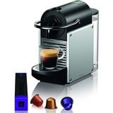 DeLonghi Nespresso Pixie EN 124.S capsule machine Zilver