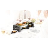 Princess Raclette 8 Stone & Grill Party gourmetstel Grijs/zwart