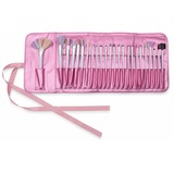 Rio Unicorn Make-up Brush Collection kwasten Wit/pink (roze), 24 professionele make-up kwasten