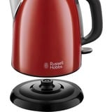 Russell Hobbs Colours Plus+ Flame Red mini waterkoker Rood, 1 l