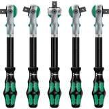 Wera 8100 SC 6 Zyklop Speed-ratelset, 1/2"-aandrijving gereedschapsset Zwart/groen, 28-delig