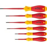 Wiha Schroevendraaierset SoftFinish electric slimFix Rood/geel, 6-delig