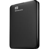 WD Elements Portable 1 TB externe harde schijf Zwart, WDBUZG0010BBK-WESN, Micro-USB-B 3.2 (5 Gbit/s)