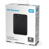 WD Elements Portable 4 TB externe harde schijf Zwart, WDBU6Y0040BBK-WESN, Micro-USB-B 3.2 (5 Gbit/s)