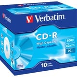 Verbatim CD-R 800 MB blanco cd's 40x, 10 stuks, High Capacity