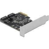 DeLOCK 2-poorts SATA PCI Express Card adapter 