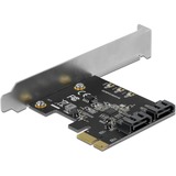 DeLOCK 2-poorts SATA PCI Express Card adapter 