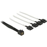 Mini SAS HD SFF-8643 > 4x SATA 7-Pin kabel
