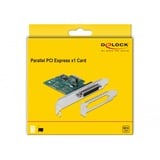 DeLOCK PCI Express Card naar 1 x Parallel IEEE1284 adapter 