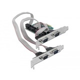 DeLOCK PCI Express Card to 4x Serial RS-232 interface kaart 