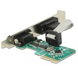 DeLOCK PCI Express naar 2x Serial RS-232 adapter 