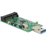 DeLOCK USB-A 3.2 Gen 1 naar mSATA full size converter 