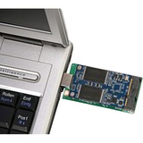 DeLOCK USB-A 3.2 Gen 1 naar mSATA full size converter 