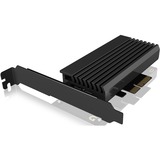 ICY BOX IB-PCI214M2-HSL adapter Zwart