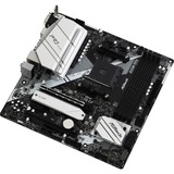 ASRock B550M PRO4 socket AM4 moederbord RAID, Gb-LAN, Sound, µATX