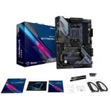 ASRock B550 Extreme4 socket AM4 moederbord Zwart/blauw, RAID, 2.5 Gb-LAN, Sound, ATX