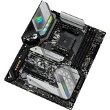 ASRock B550 Steel Legend socket AM4 moederbord Zwart/zilver, RAID, 2.5 Gb-LAN, Sound, ATX