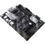 ASUS PRIME B550-PLUS socket AM4 moederbord Zwart/zilver, RAID, Gb-LAN, Sound, ATX