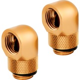 Corsair Hydro X Series 90° Rotary Adapter verbinding Goud, 2 stuks