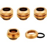 Corsair Hydro X Series XF Hardline 12mm OD  verbinding Goud, 4 stuks