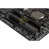 Corsair 32 GB DDR4-3600 Kit werkgeheugen Zwart, CMK32GX4M2Z3600C18, Vengeance LPX, XMP, AMD Ryzen Optimized