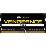 Corsair 8 GB DDR4-2666 laptopgeheugen Zwart, CMSX8GX4M1A2666C18, Vengeance