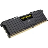 Corsair Vengeance LPX 8 GB DDR4-2400 (1x 8 GB) werkgeheugen Zwart, CMK8GX4M1A2400C16, XMP 2.0