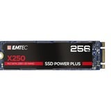 Emtec X250 Power Plus 256 GB SSD ECSSD256GX250, SATA 6 GB/s, M2 2280