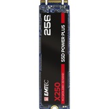 Emtec X250 Power Plus 256 GB SSD ECSSD256GX250, SATA 6 GB/s, M2 2280