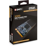 Emtec X300 M2 Power Pro 256 GB SSD ECSSD256GX300, NVMe PCIe Gen 3.0 x 4