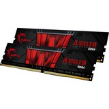 G.Skill 32 GB DDR4-2400 Kit werkgeheugen F4-2400C17D-32GIS, Aegis