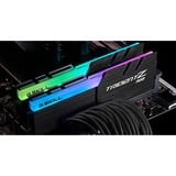 G.Skill 32 GB DDR4-3600 (2x 16 GB) Kit werkgeheugen Zwart, F4-3600C18D-32GTZR, Trident Z RGB, XMP