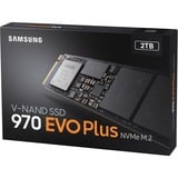 SAMSUNG 970 EVO Plus 2 TB SSD Zwart, MZ-V7S2T0BW, PCIe Gen 3 x4, M.2 2280